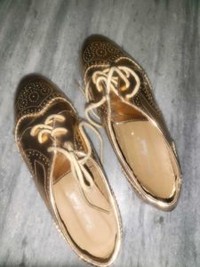 Shiny Party Wear Shoes For Girls