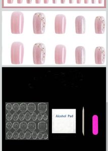 Sparkling Glitter Press-On Nails