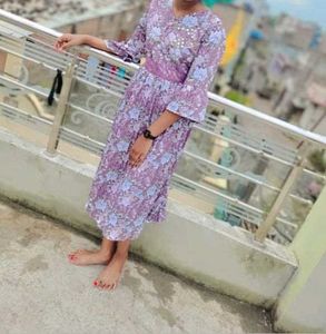 Floral Print Midi Dress