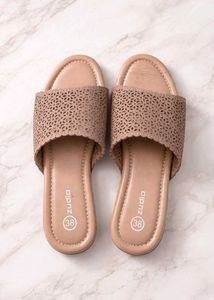 Zudia Laser-Cut Slip-On Sandals