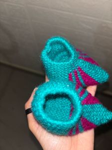 Handmade Knitted Baby Booties