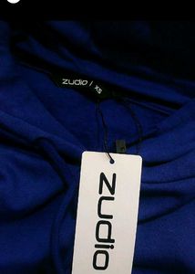 Blue Zip-Up Hoodie
