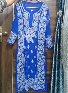 Dark Blue Georgette Kurti