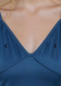 Naught Blue Slip Dress