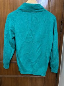 Teal Knit Cardigan