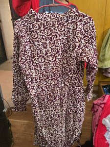 Patterned Casual Dress