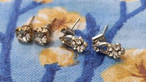 Set Of Six Stud Earrings