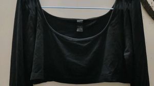 FULL SLEEVES BLACK TOP🚩🖤