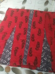 Red Maxi ❤ With Duppata