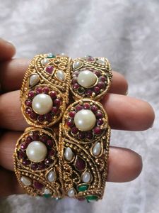 Pearl Bangles - Set of 2