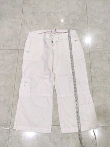 White Capri Pants