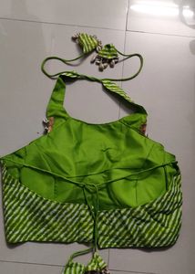 Lemon Green Colour Blouse