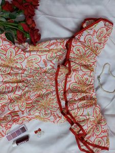 Imported Red Mini Dress | 32 To 36