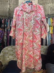 Patterned Casual Dress