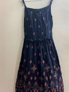 Black Comfy Cotton  Dress