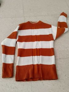 Striped Knit Sweater