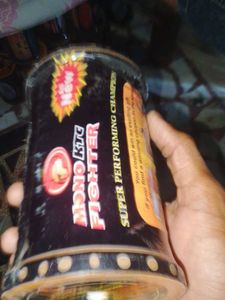 orange mono kite fighter with golden chip manjha