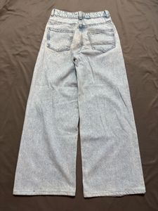 Wide Leg Denim Jeans