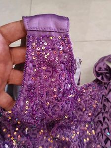 Purple Party Dress