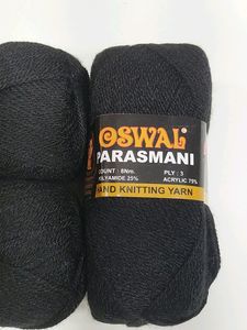 Oswal Black 🖤 Yarn