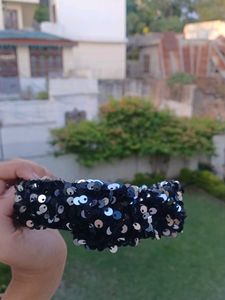 Black Sequin Headband