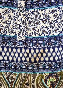 Paisley Print Tunic Top