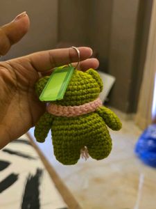 Crochet Bear Keychain