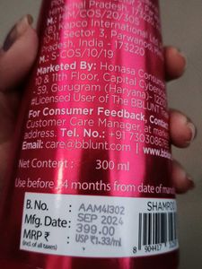 BBlunt 7 in 1 Repair &amp; Revive Shampoo