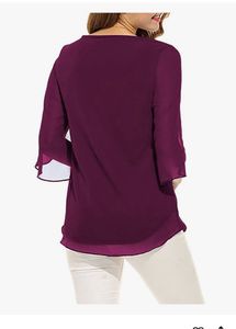Chic Purple Top New