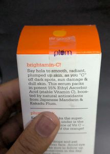 Plum 15% Vitamin C Serum for Face with Mandarin