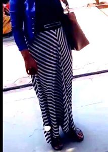 Navy Blue Maxi Dress Gown For Women