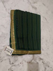 Green  Saree Brand new💚