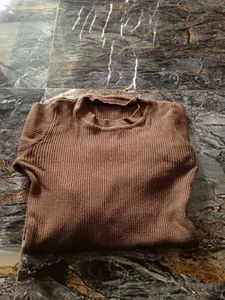 Brown Woolen Top