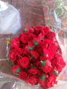 10 Pcs of Floating Mini Foam Rose Flower Heads