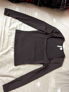 Long sleeve Square Neck Top