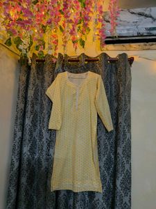 Yellow Kurta + Pocket Pant Plazo
