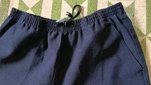 Navy Blue Casual Pants