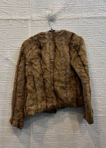 🇺🇸 H&amp;M Imported Faux Fur Coat