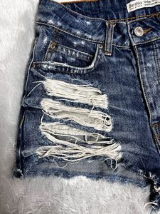 Bershka Ripped Shorts
