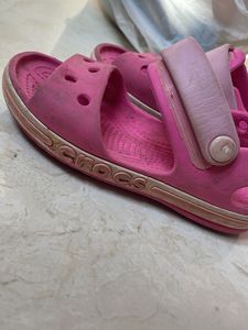 Pink Crocs Sandals