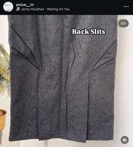 Wool Blend Mini Skirt