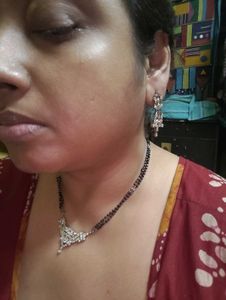 Vintage Pure Silver Mangalsutra Set