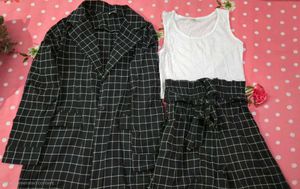 Stripe Coat and Shorts