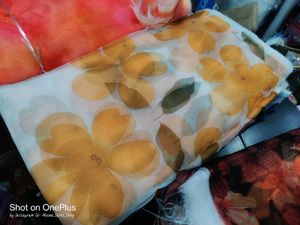 Digital Print Organza Fabric 55₹ Miter
