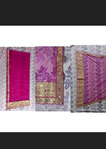 Sky Golden With Pink Very Nice Lehenga Choli
