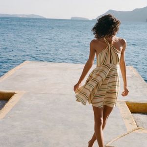 Limited Edition Zara Bohemian Cotton Mini Dress
