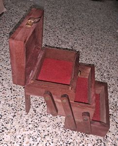 Small Wooden Jewellery storage Box
