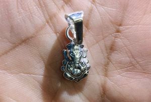 Ganesha Silver Pendant