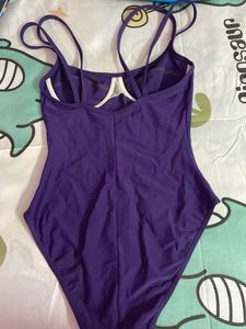Purple One Piece Swimsuit bodysuit