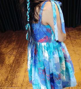 Blue Print Sundress